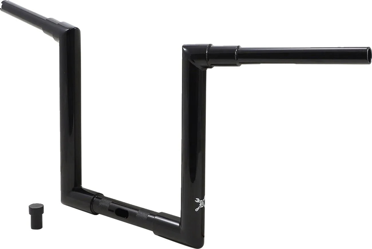 Burly Brand Jason Handlebar - Black, 12-inch Ape Hanger