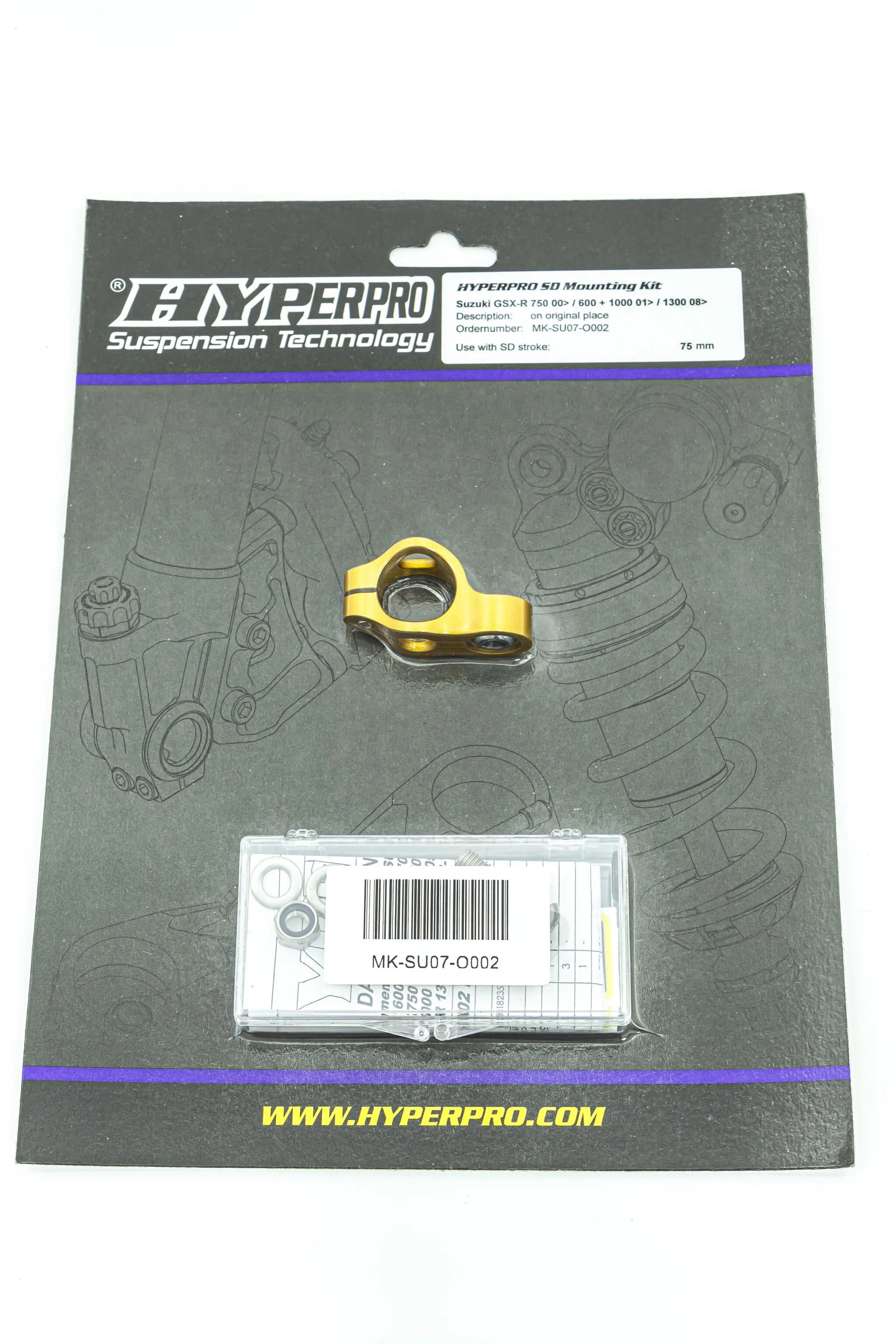 Hyperpro Steering Damper Mounting Kit