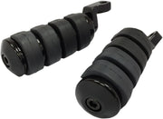 Drag Specialties Foot Pegs - Black/chrome