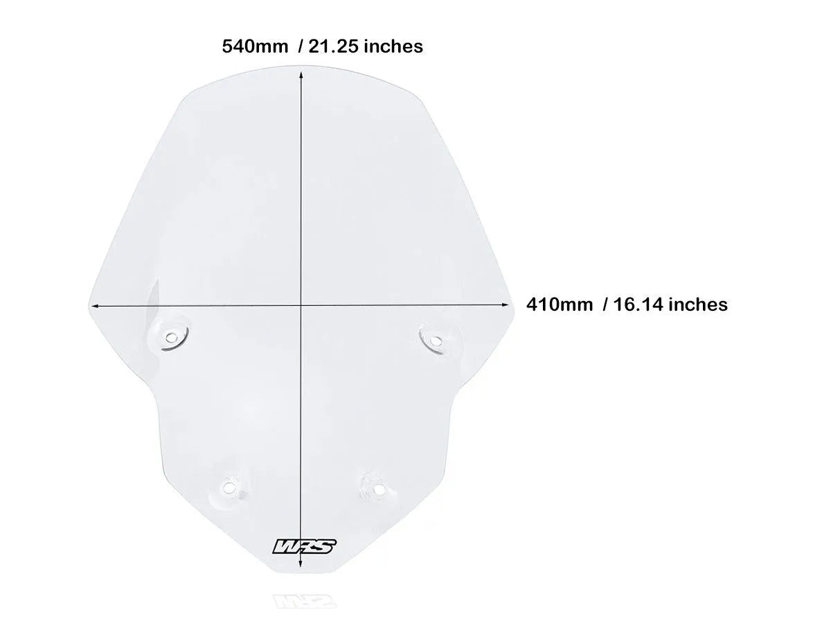 Wrs Windscreen - Enhanced Rider Protection
