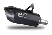 Spark Fighter Evo Slip-on Muffler With Carbon Fiber End Cap - ECE Street Legal Approved