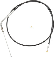 La Choppers Black Vinyl Braided Throttle Cable for Ape Hangers