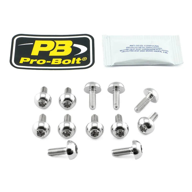 Pro Bolt Stainless Steel Brake Rotor Mounting Bolt Kit