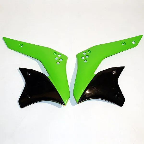 Ufo Radiator Covers For Kawasaki - Green