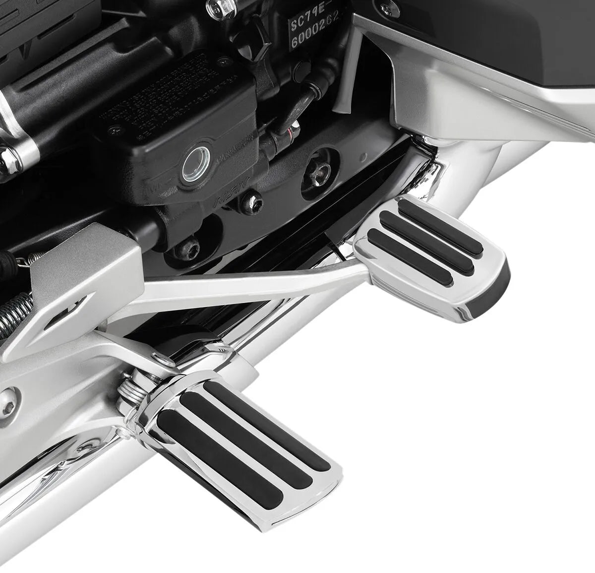 Show Chrome Brake Pedal Cover - Chrome & Rubber