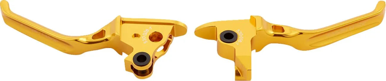 Arlen Ness Method Lever Set - Gold Billet Aluminum