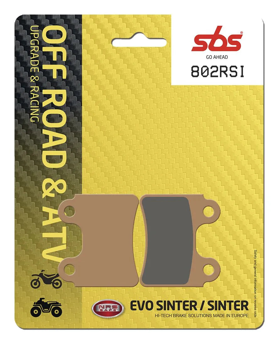 Sbs Rsi Offroad Racing Sintered Brake Pads - High Performance - Front & Rear