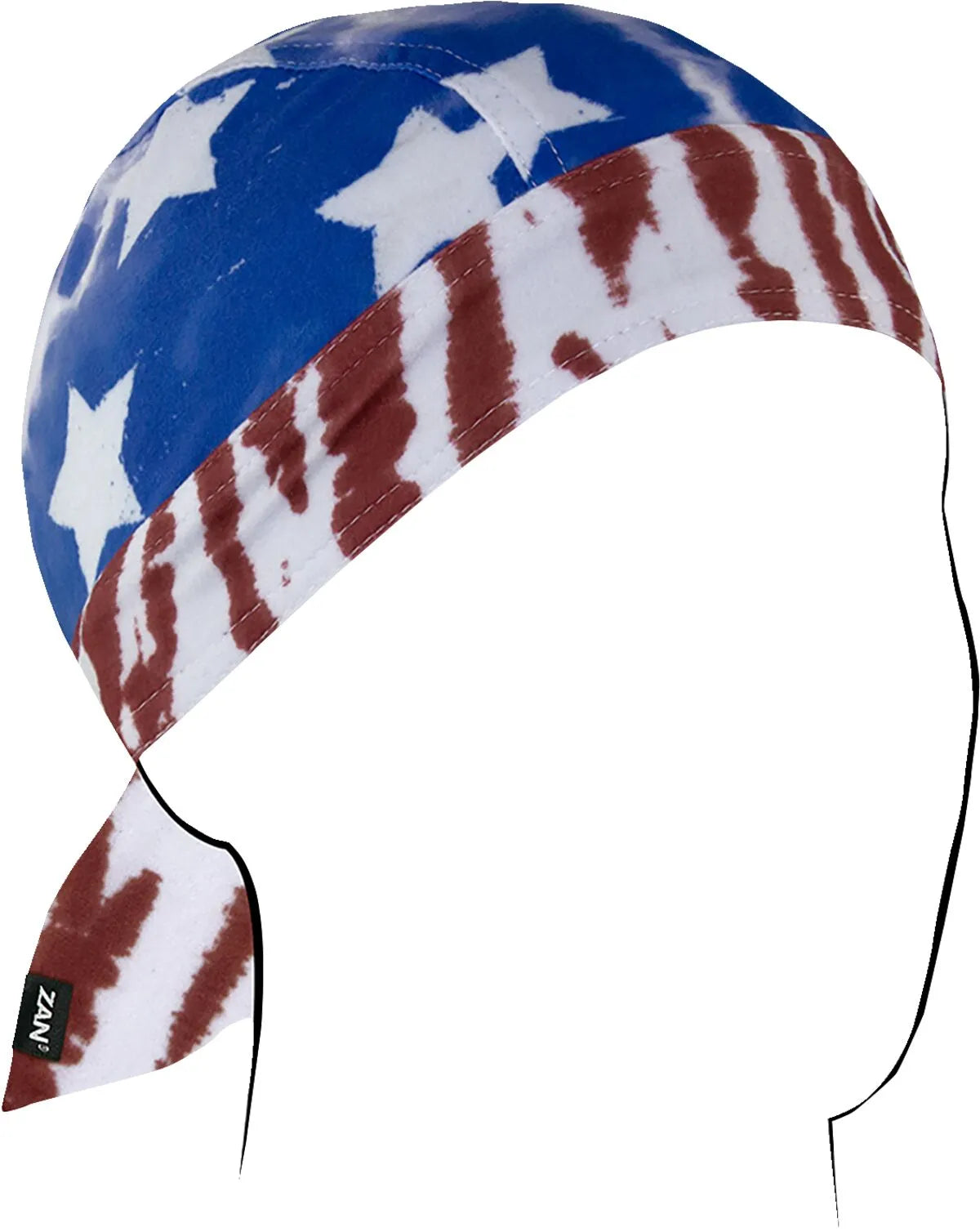 Zan Headgear SportFlex Headwrap Stars and Stripes Tie Dye