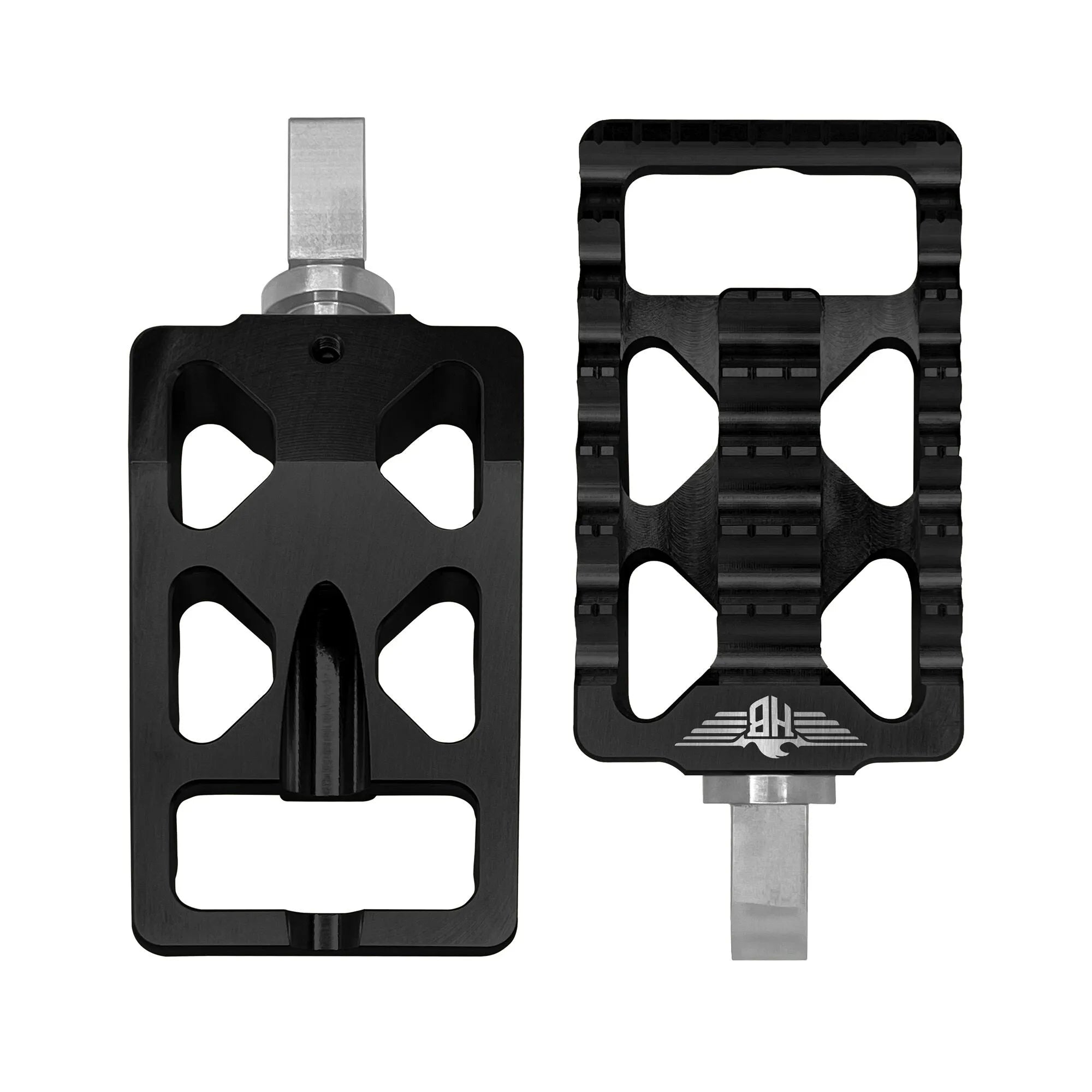 Heinz Bikes Foot Pegs For Harley Davidson - Black