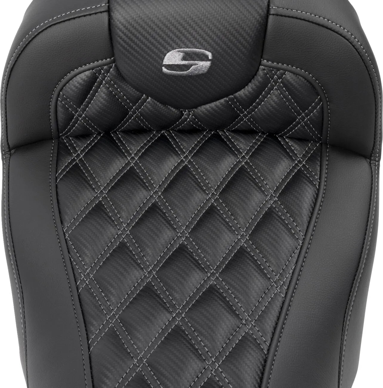 Saddlemen Roadsofa Lattice Stitch Seat - For Harley Davidson