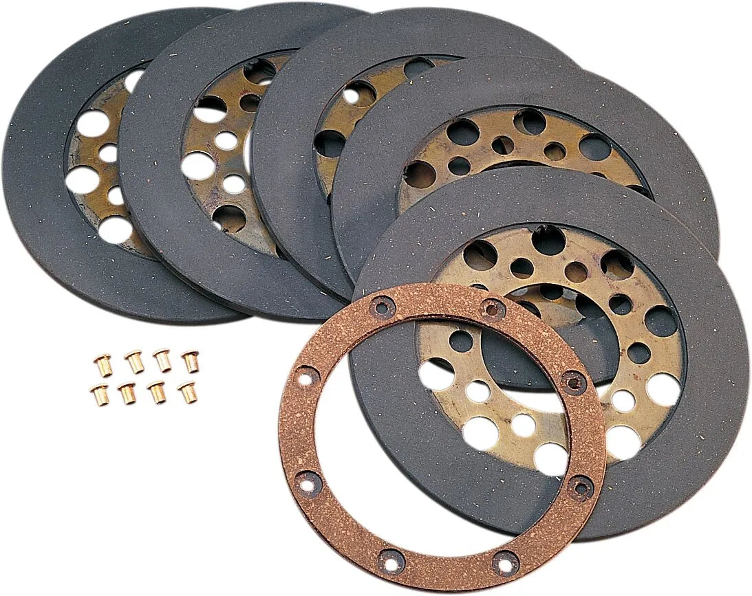 Drag Specialties Wet Or Dry Friction Plate Set