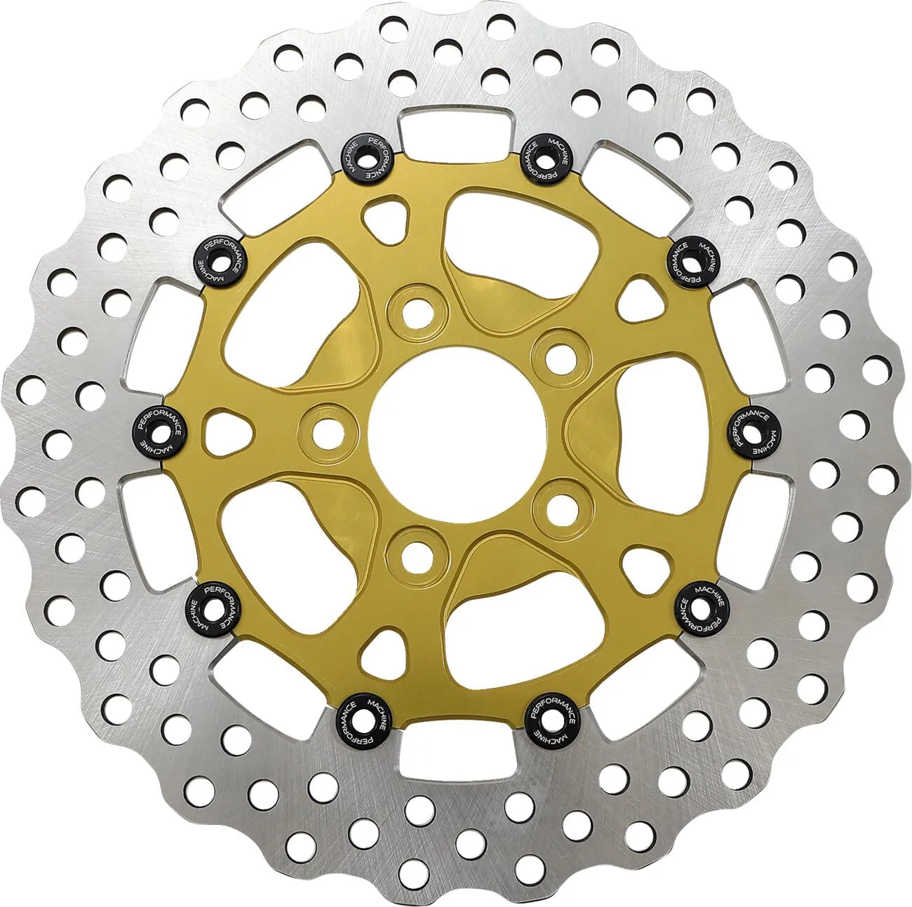 Performance Machine Two-piece Brake Rotor For Pm Wheels - Rear