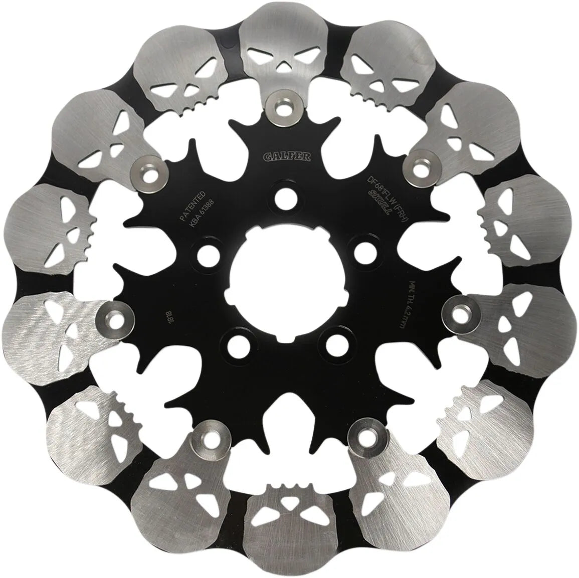 Galfer Skull Brake Rotor For Superior Braking - Rear
