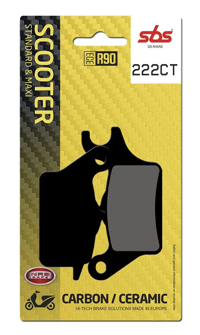 Sbs Ct Scooter Carbon Tech Organic Brake Pads