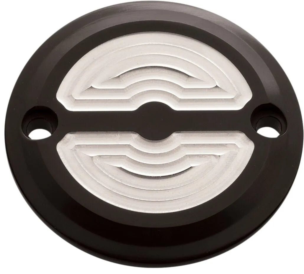Joker Machine Timing Cover For Harley Davidson - Black Billet Aluminum