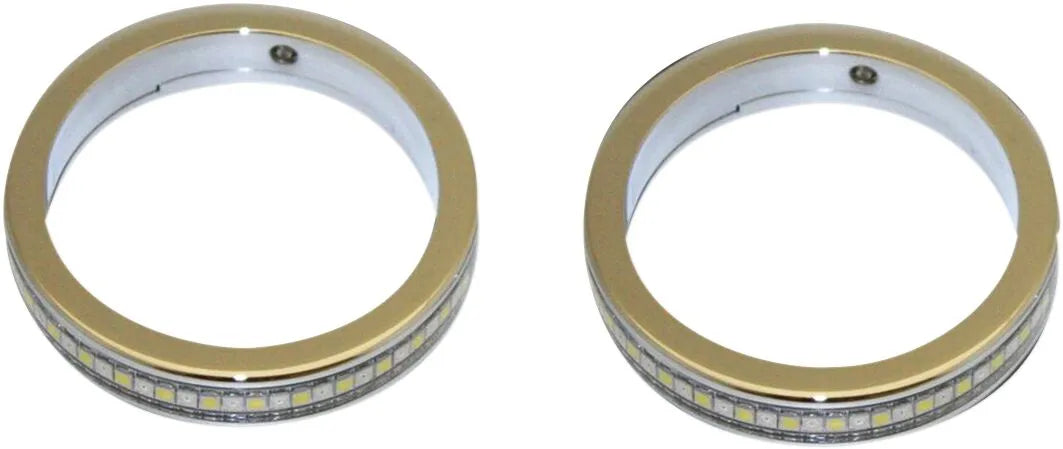 Custom Dynamics Led Turn Signals With Drl - 43mm Chrome