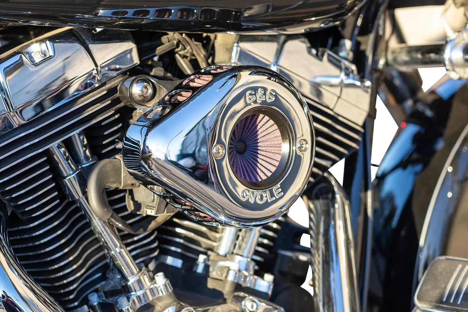 S&s Cycle Air Stinger Stealth Air Cleaner Kit