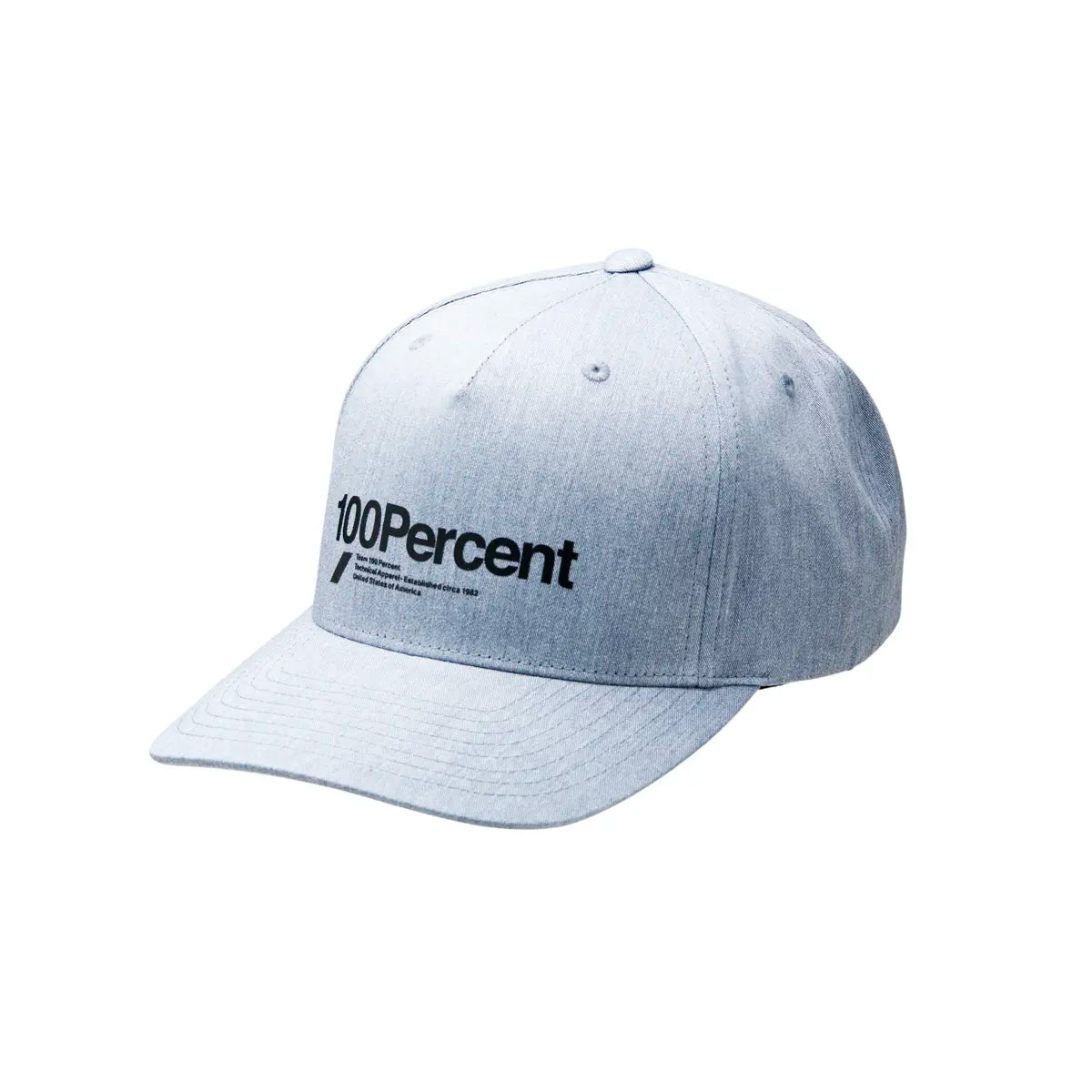 100% Manifesto Snapback Hat Heather Charcoal