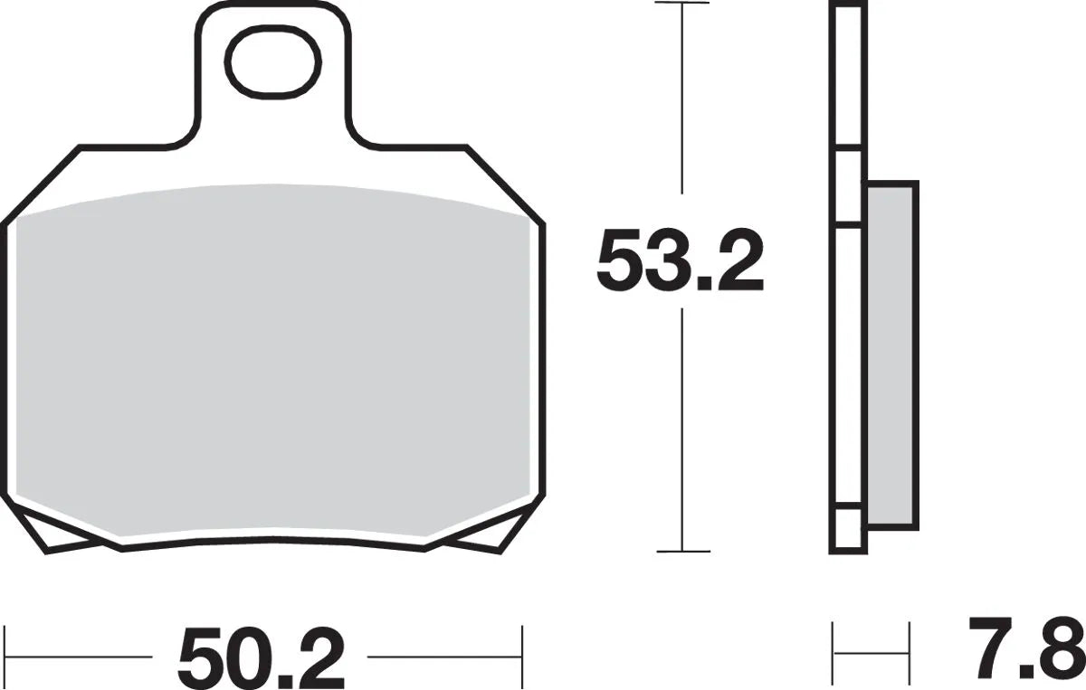 Sbs Ls Street Excel Sintered Rear Brake Pads - Rear