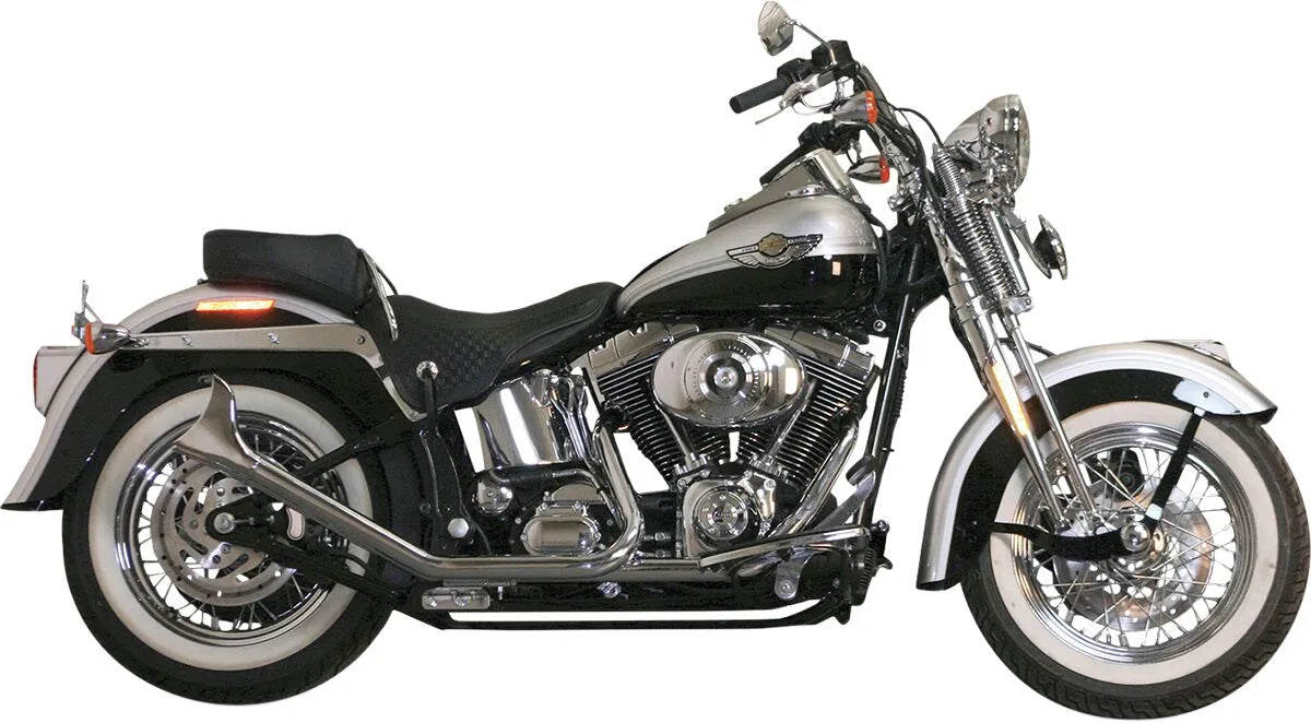 Paughco 1-3/4" Side By Side Upsweep Fishtail Exhaust System