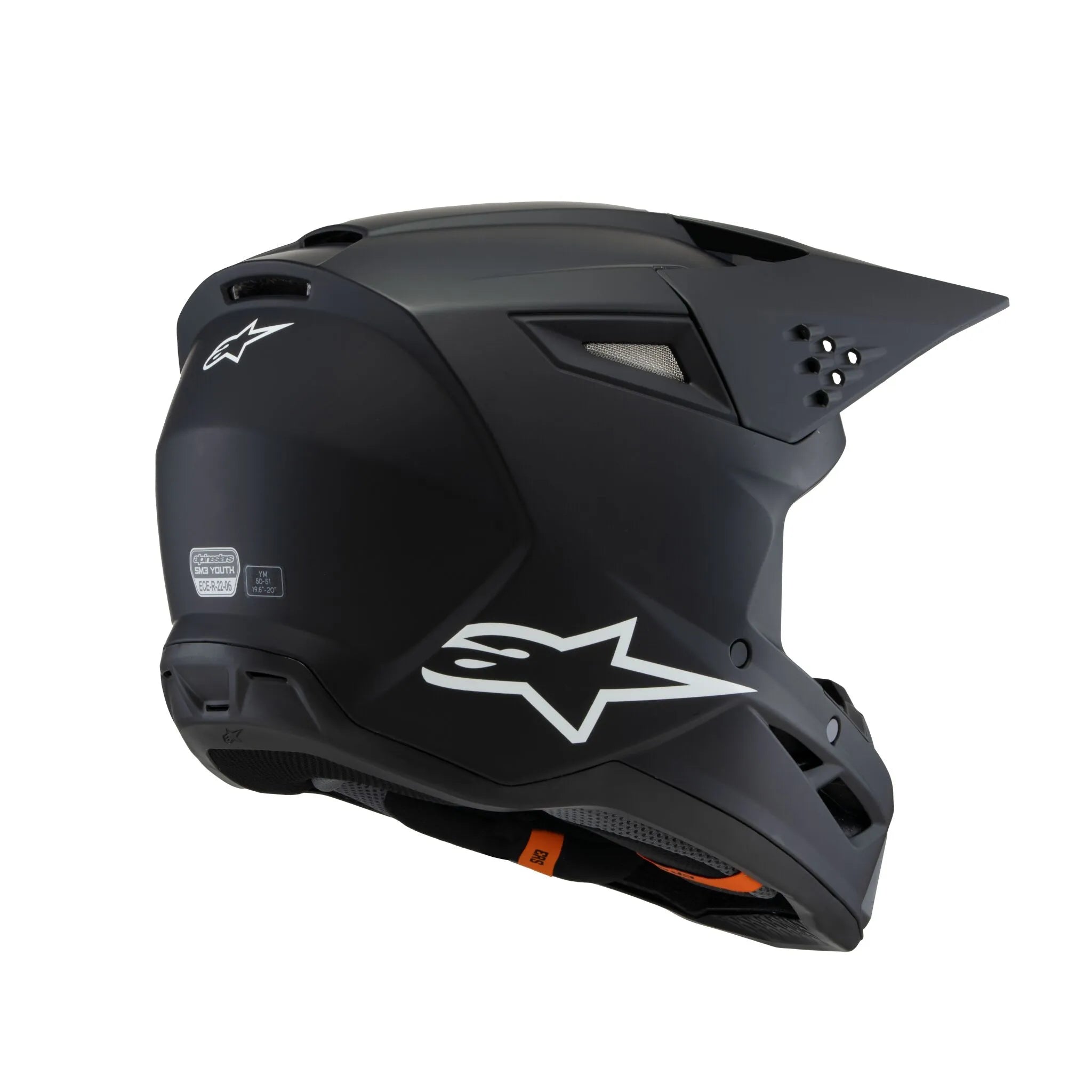 Alpinestars Sm3 Youth Helmet Solid For Mx, Enduro, Off-road