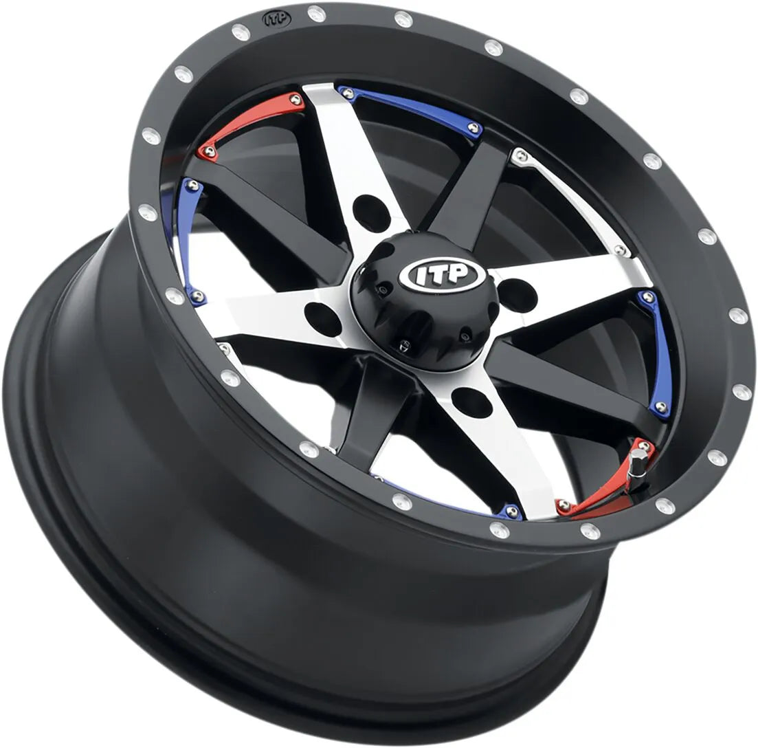 Itp Cyclone Wheel - 15 Inch Black Matte