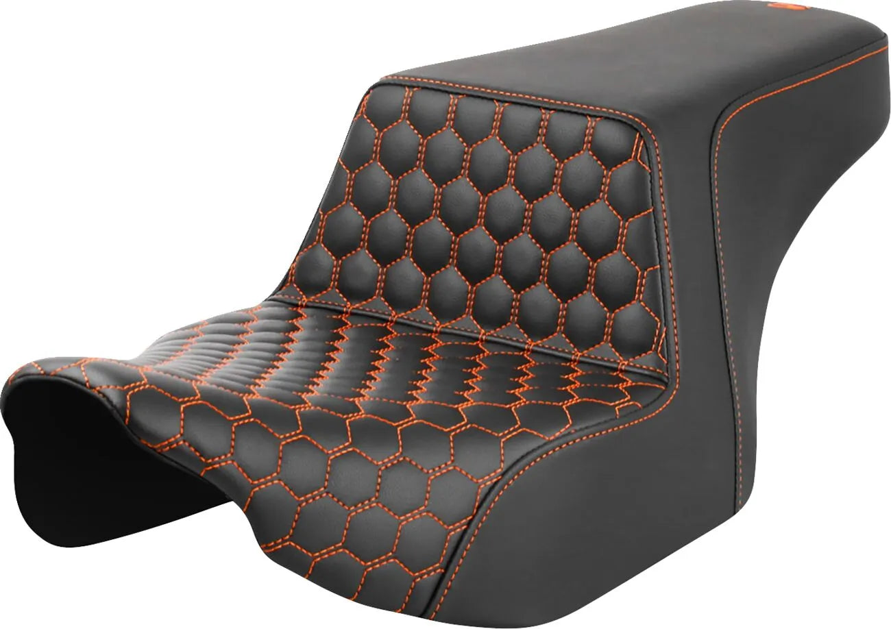 Saddlemen Honeycomb Step-up Seat - For Harley Davidson