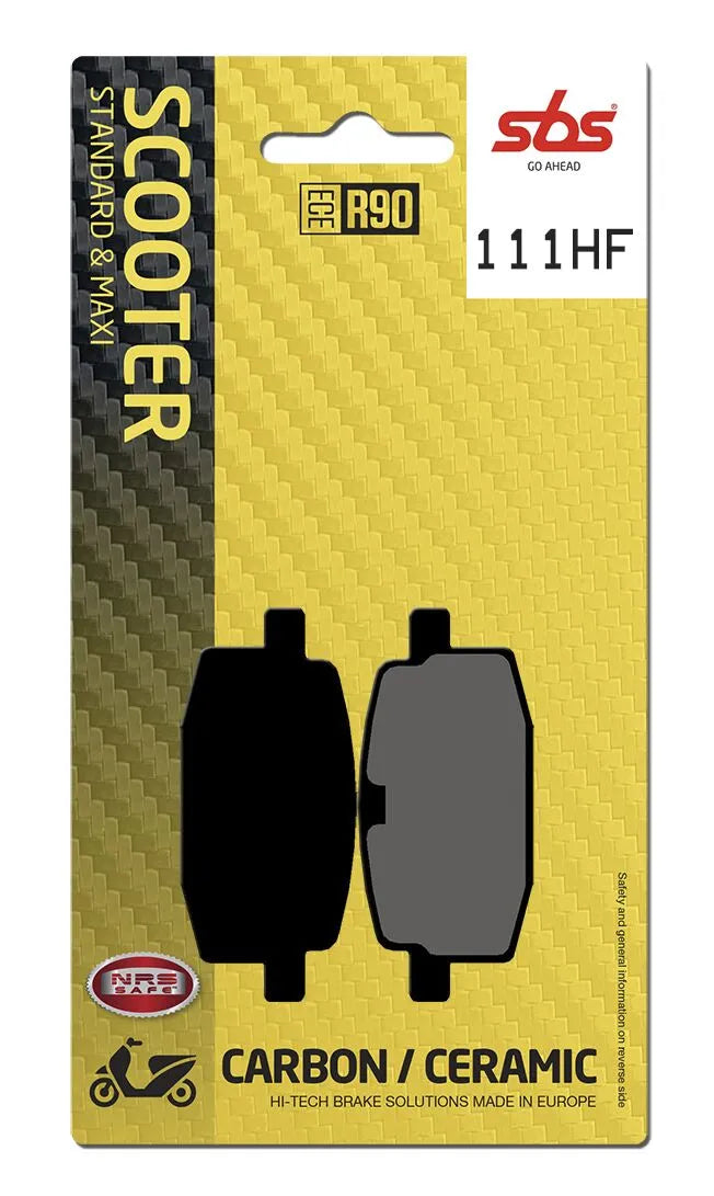 Sbs Hf Street Ceramic Organic Brake Pads Set - Front & Rear