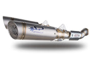 Spark Grid-o Slip-on Muffler Set Titanium - ECE Street Legal Approved