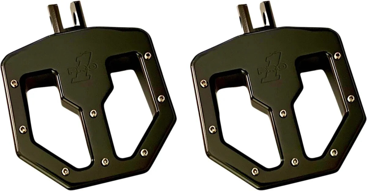 Pro-one Perf. Mfg. Bmx Mini Pegs - Black Anodized