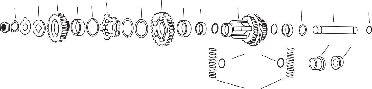 Thrust Washers Pack of 5 for Harley Davidson EL FLH 1936-1986