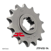 Jt Sprockets Front Sprocket - 428 Chain, 14 Tooth