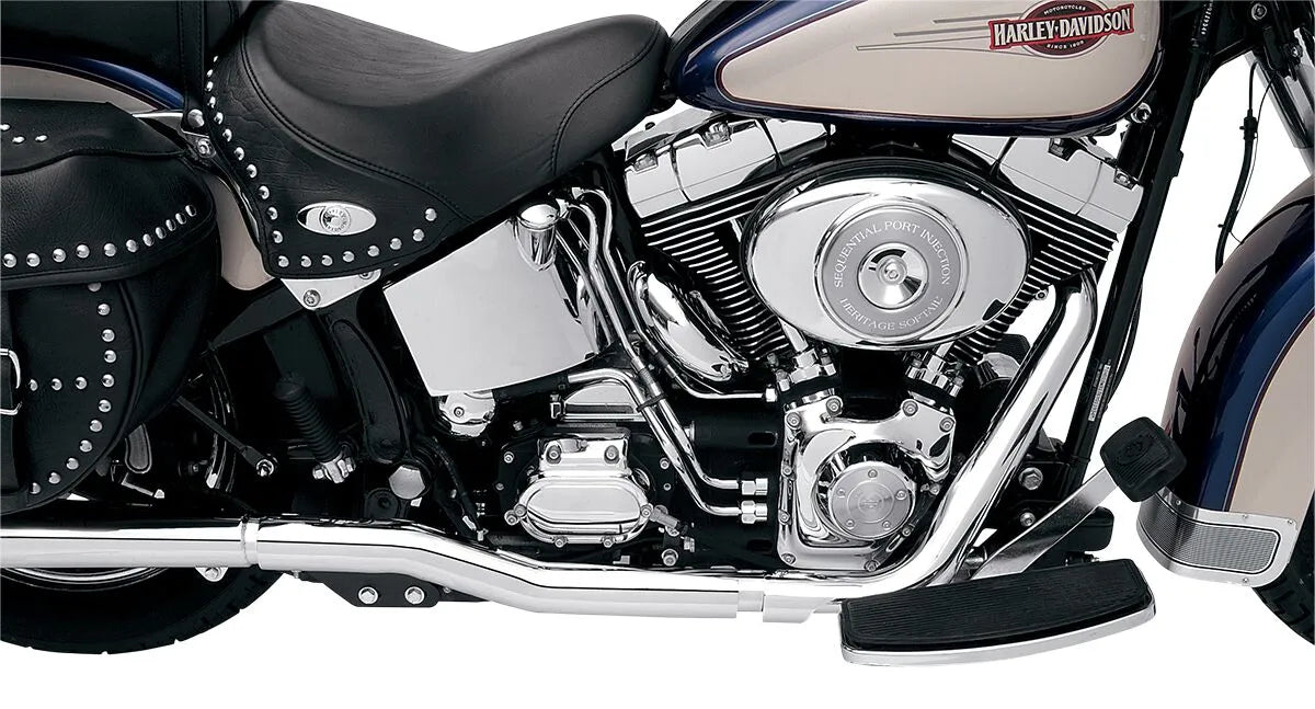 Bassani Xhaust Power Curve True-dual Header Pipes For Softail