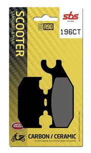 Sbs Ct Scooter Carbon Tech Organic Brake Pads Set - Rear