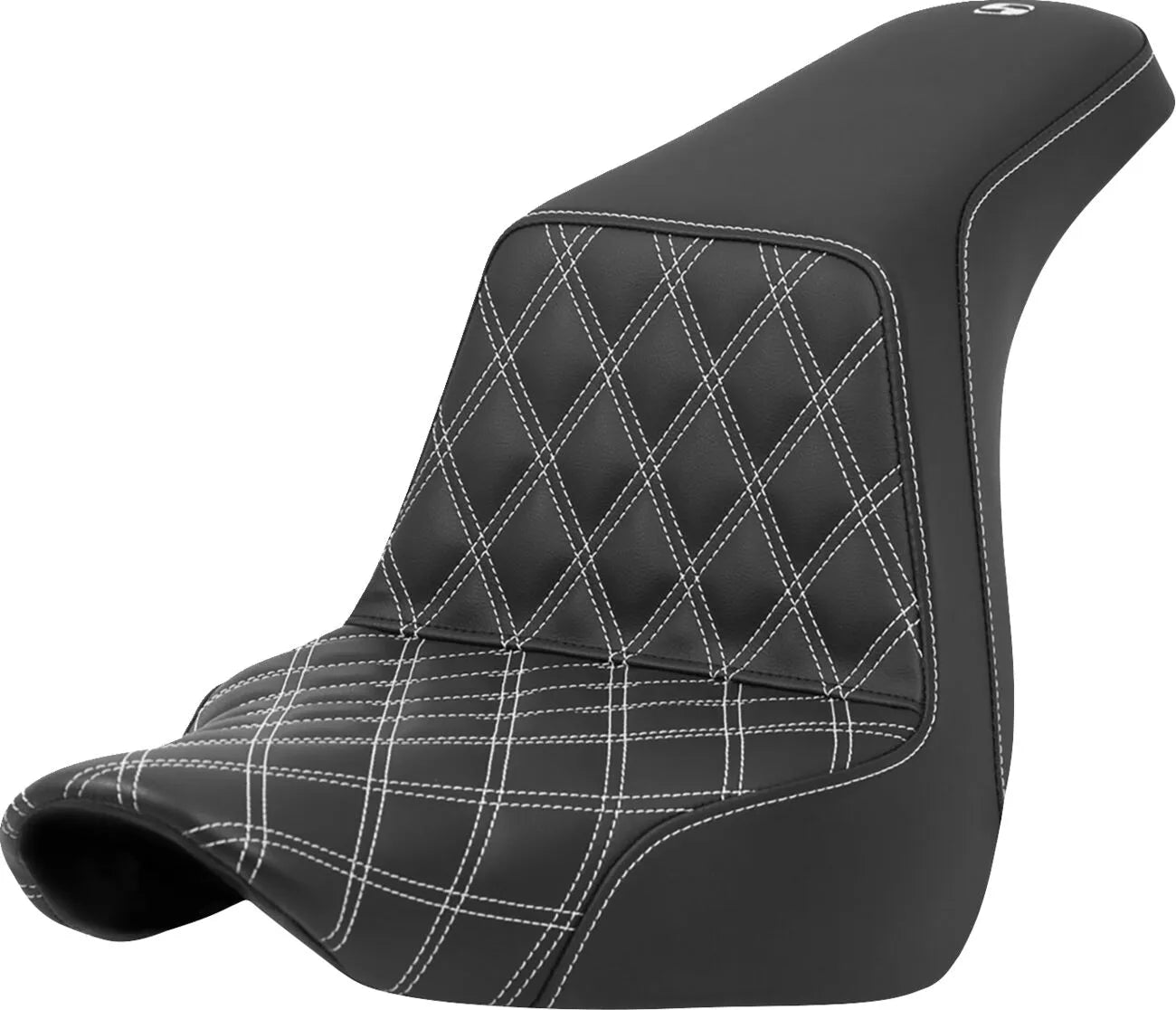 Saddlemen Lattice Stitch Step-up Seat - For Harley Davidson