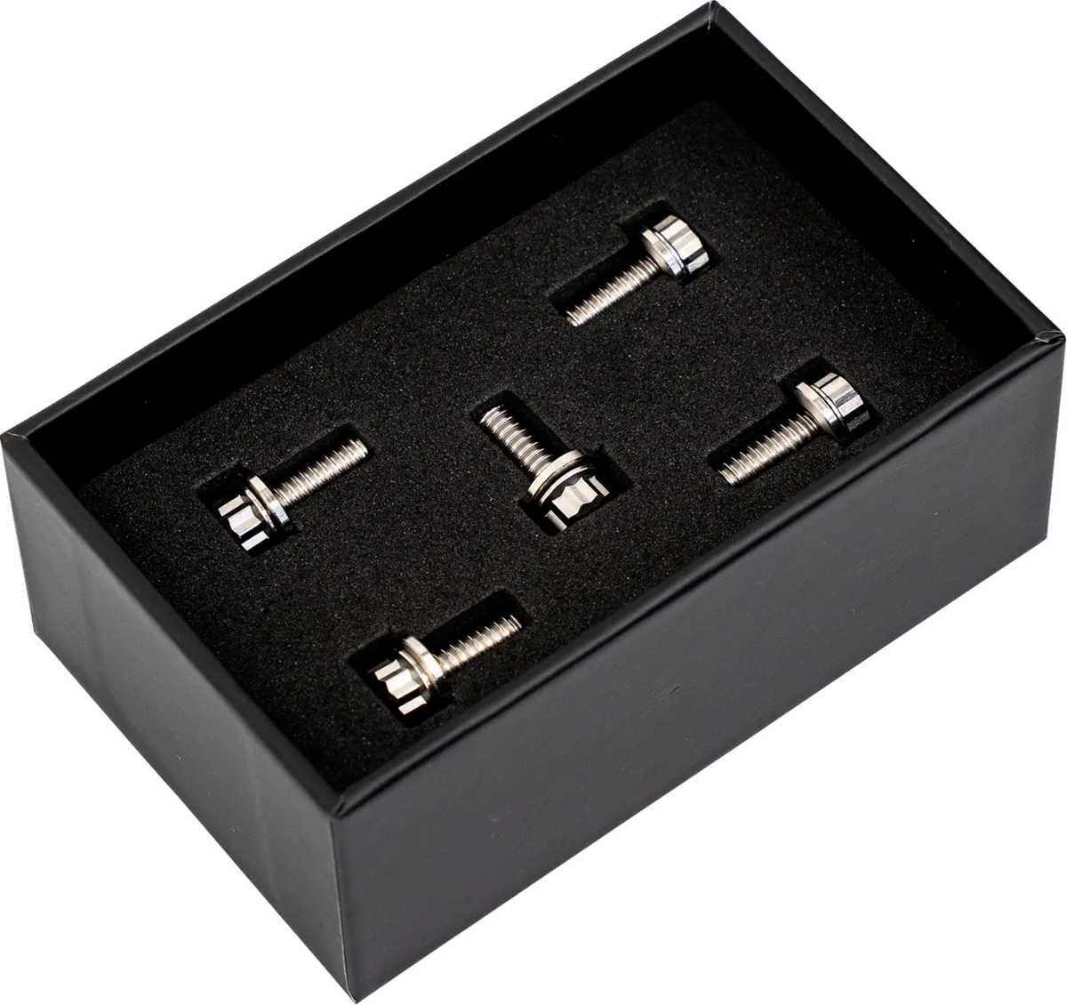Trask Titanium M8 12-Point Derby Cover Hardware Kit for H-D Road