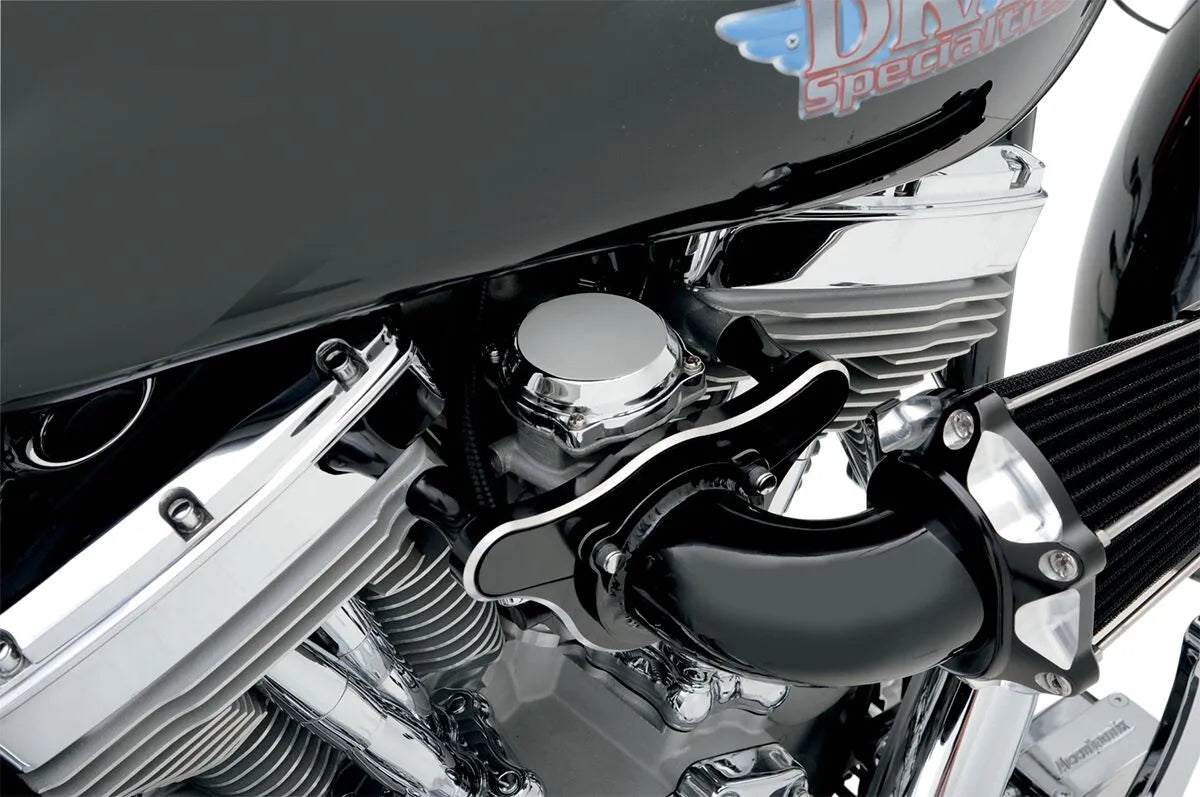 Drag Specialties Smooth Chrome CV Carburetor Top for Harley