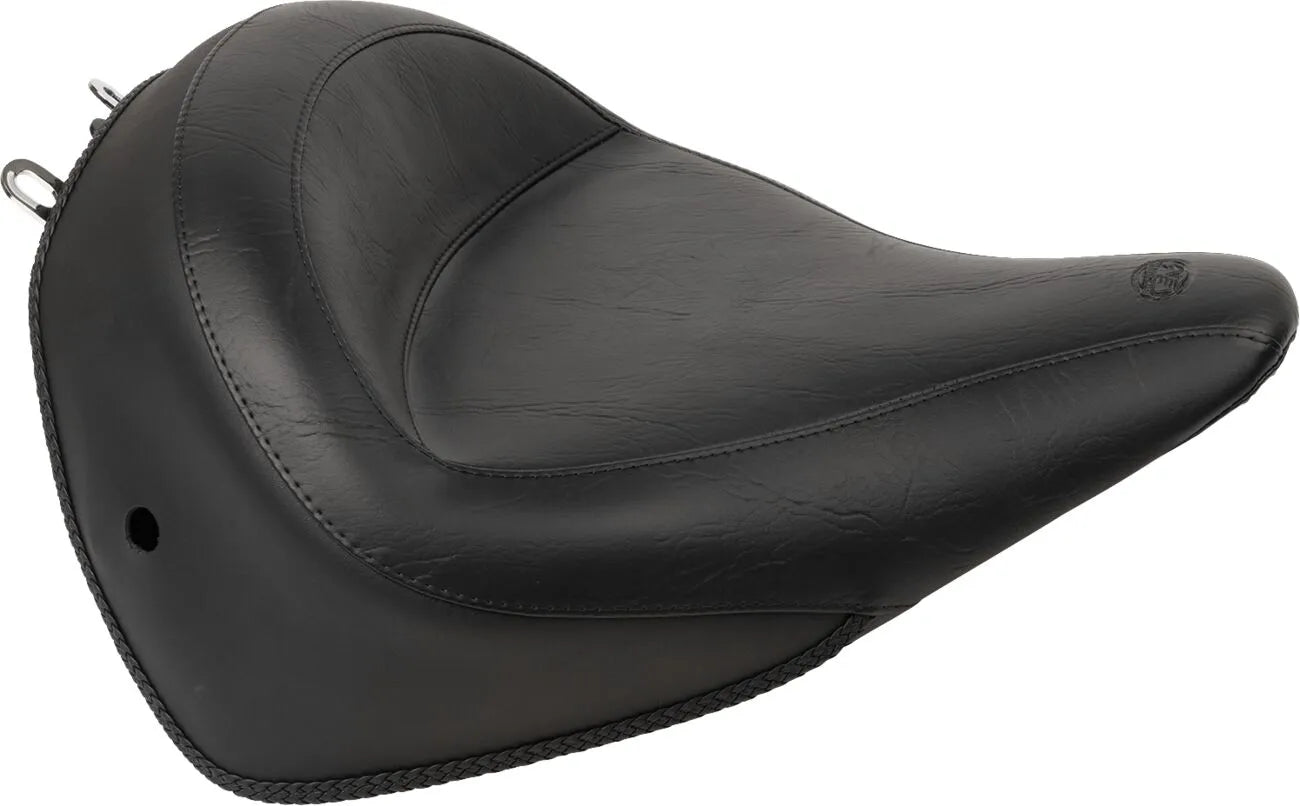 Mustang Vintage Wide Solo Seat - For Harley Davidson