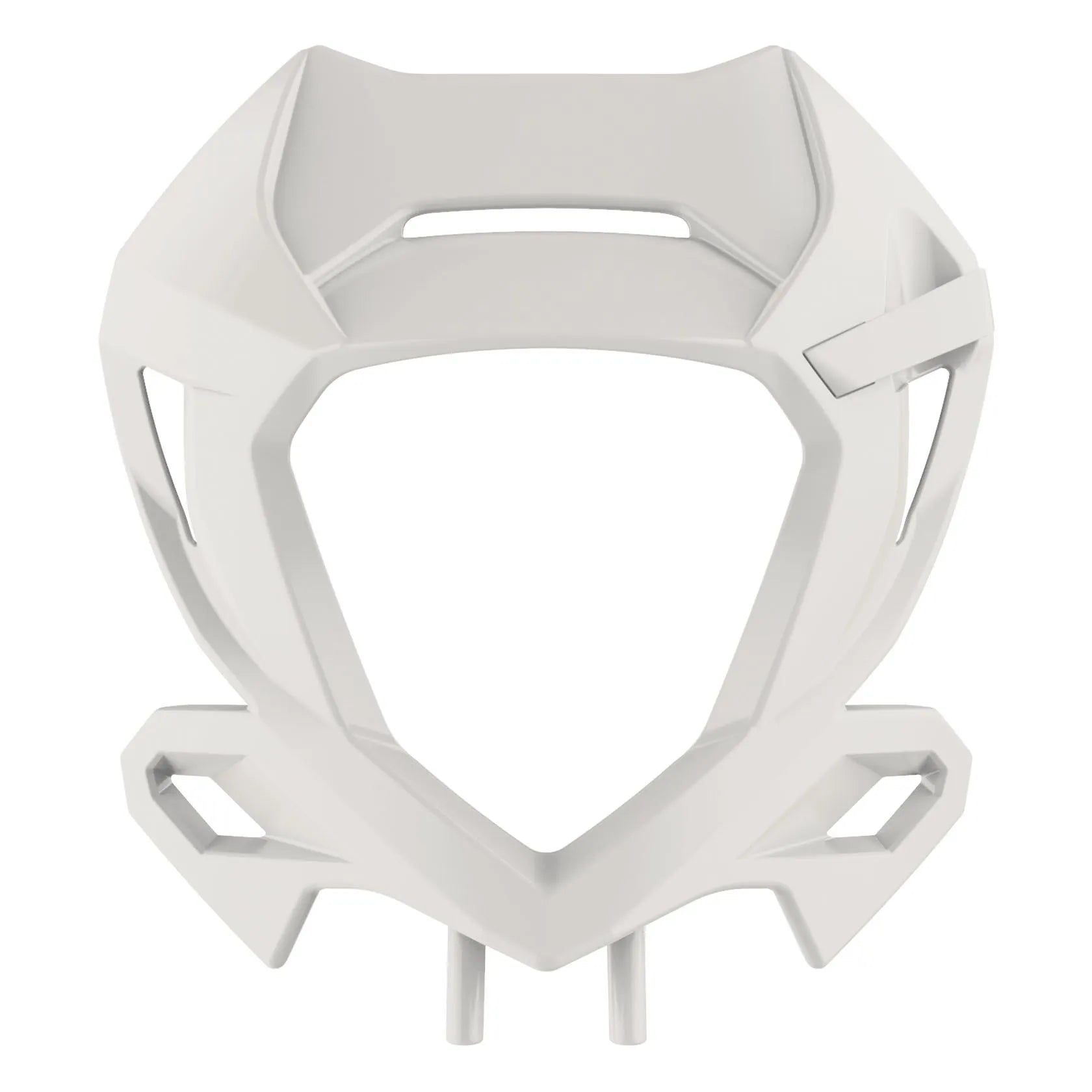 Polisport White Headlight Mask - Front