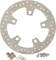 Drag Specialties Stainless Steel Drilled Brake Rotor - Front