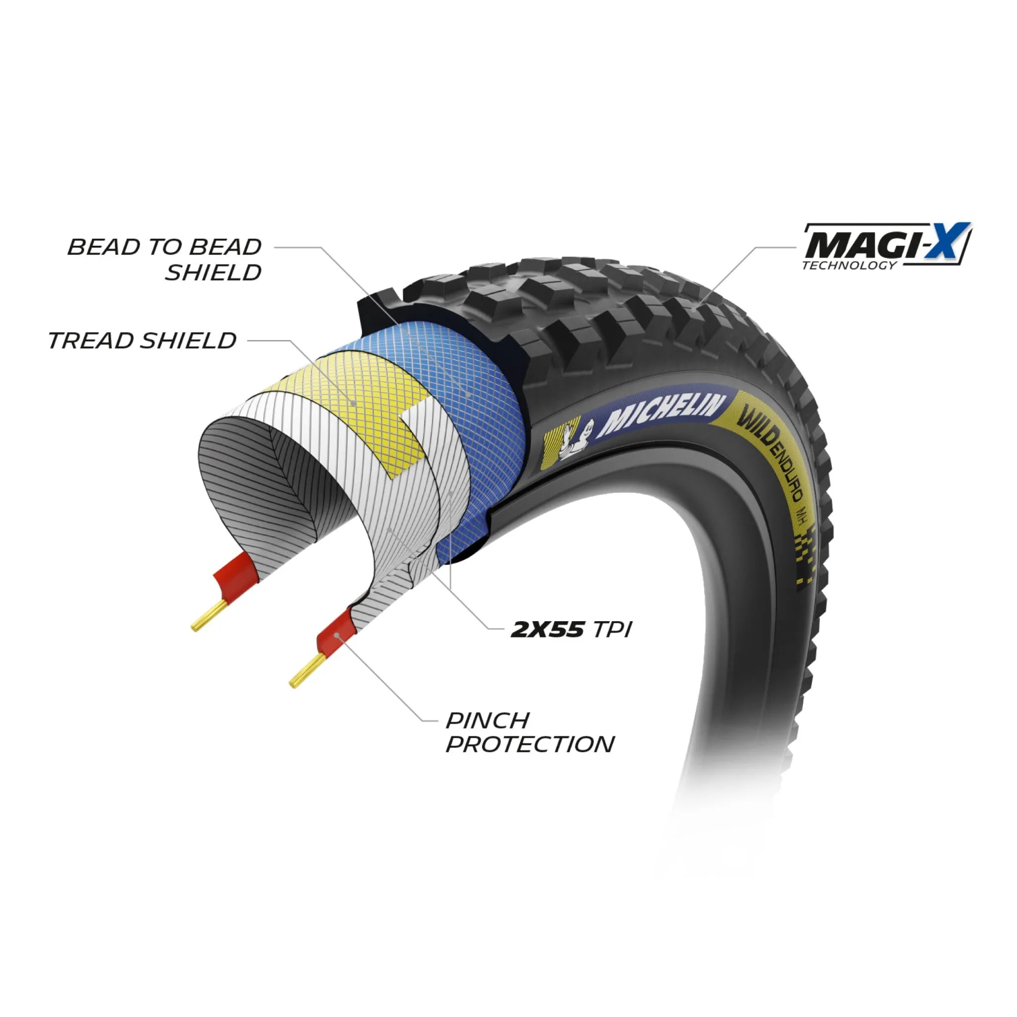 MICHELIN Wild Enduro MH Racing Tire for 27.5" x 2.50"