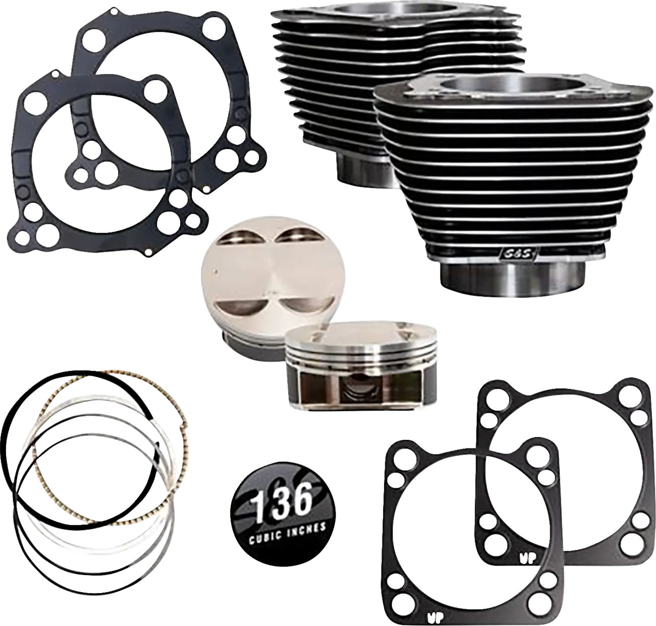 S&s Cycle 136" Big Bore Cylinder Kit