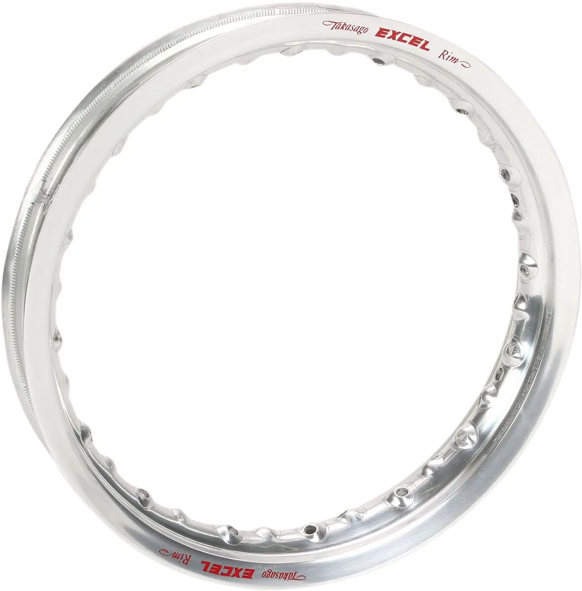 Excel Takasago Rim - 12 Inch Silver Anodized Aluminum