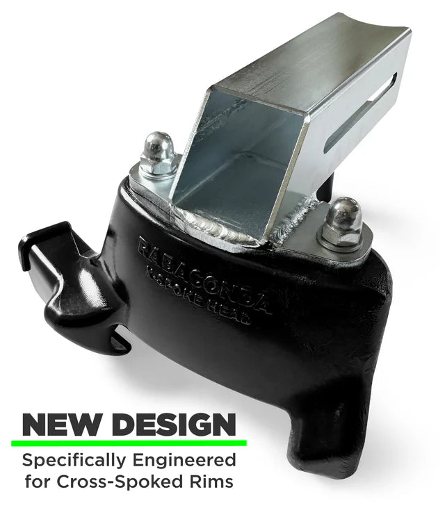 Rabaconda Duck Head Kit for Cross-Spoked Wheels for Street Bike Tire Changer