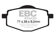 Ebc Sfa-hh Series Sintered Scooter Brake Pads - Front & Rear