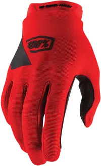 100% Ridecamp Off-road Gloves - Red