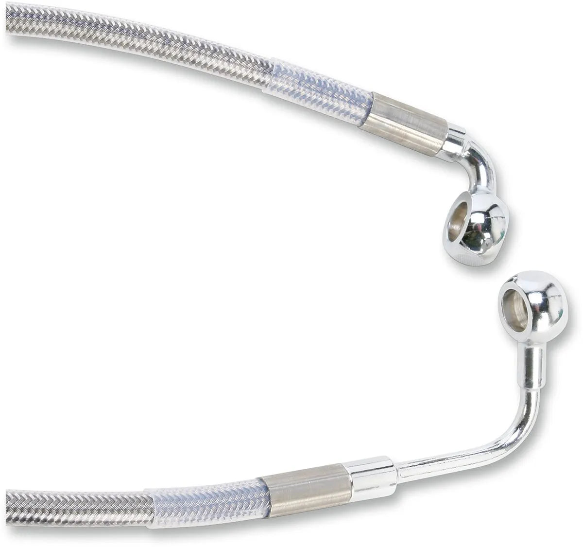Drag Specialties Stainless Steel Brake Line Kit Rear