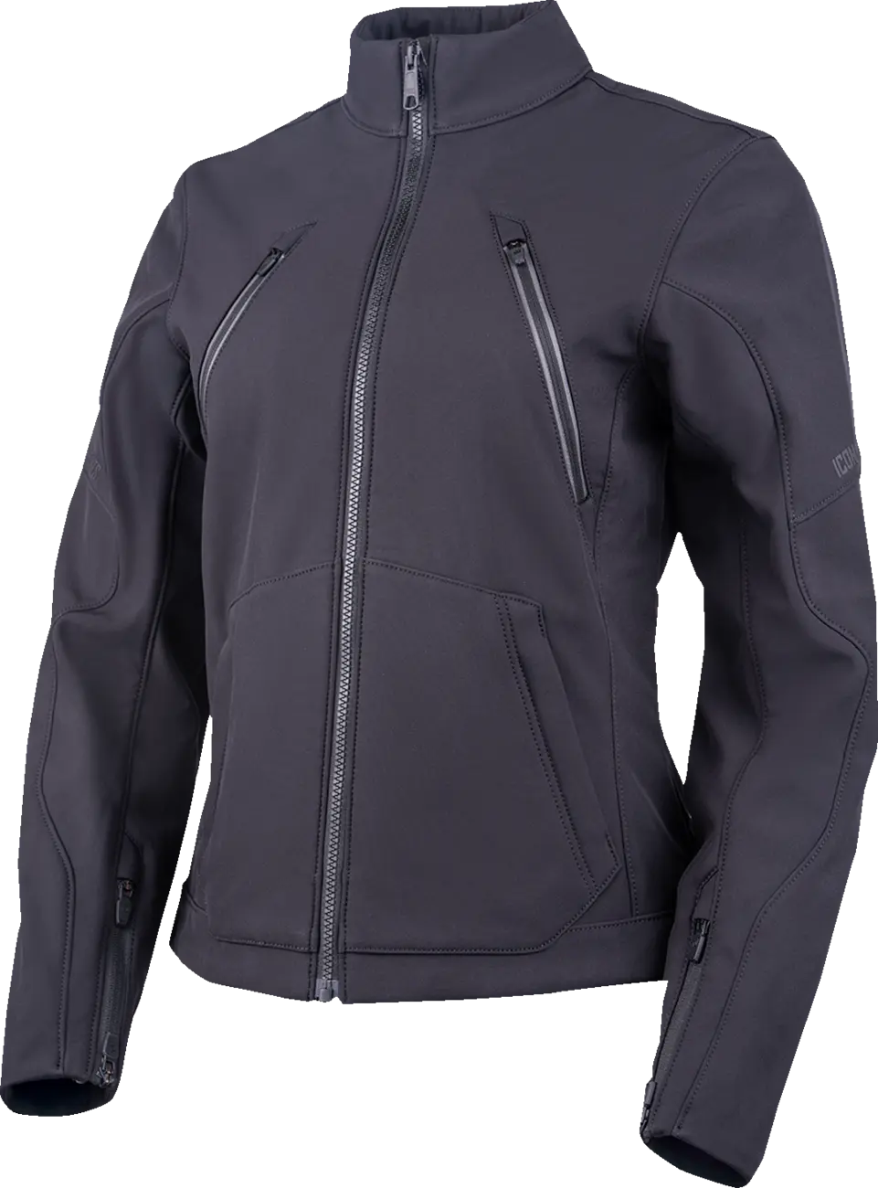 Icon Women's Merc3™ Textile Motorcycle Jacket - Black