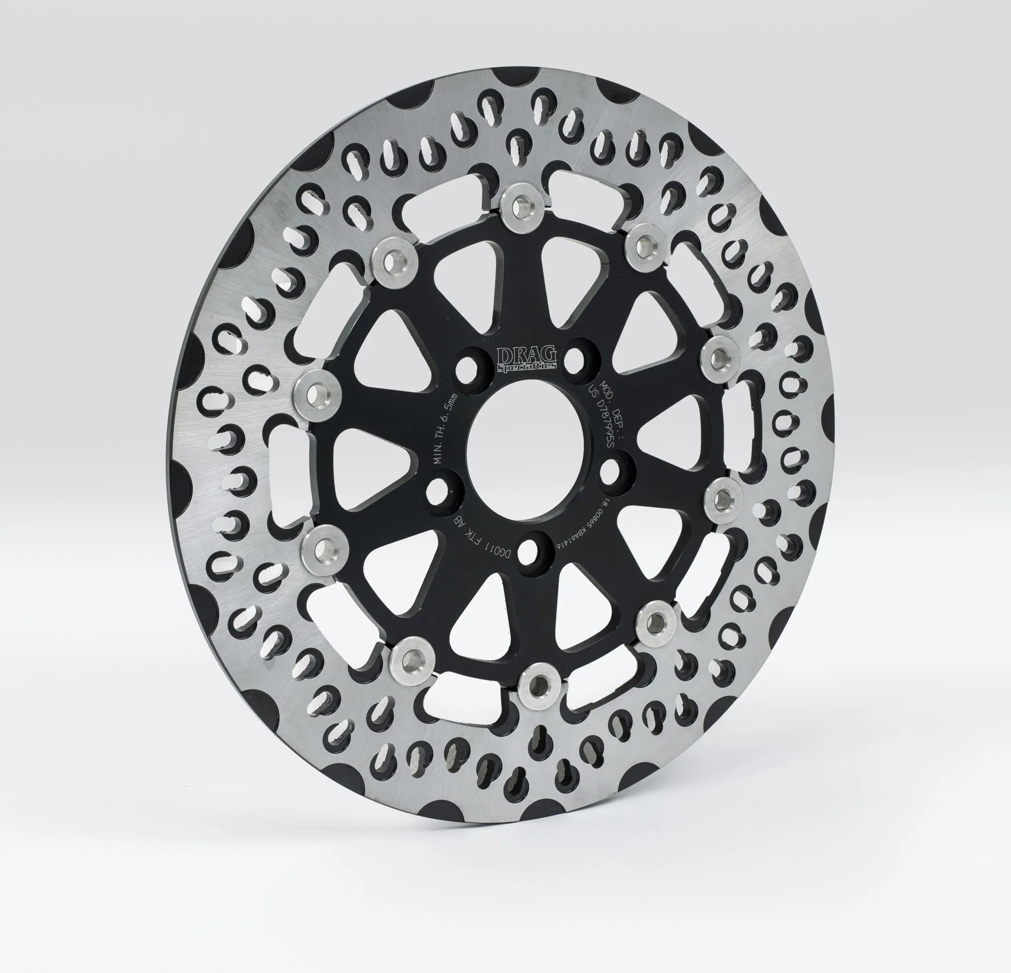 Drag Specialties Ftk Series Brake Rotor - 11.8" Stainless Steel - Rear