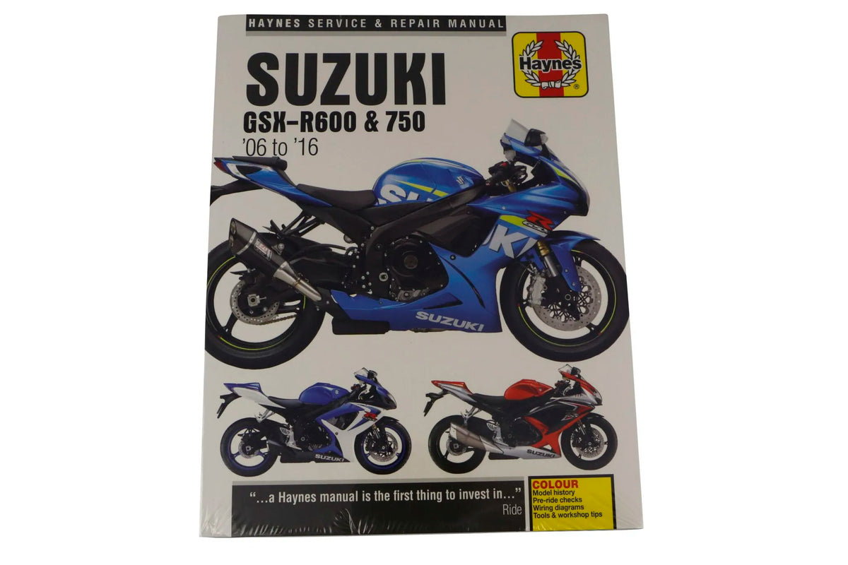 Haynes Service Manual for Suzuki GSX-R600 & 750 2006 and later